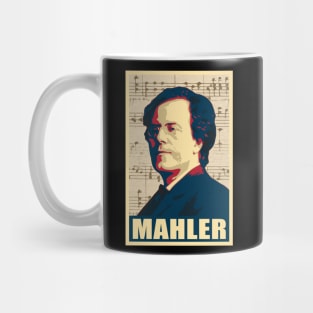 Gustav Mahler musical notes Mug